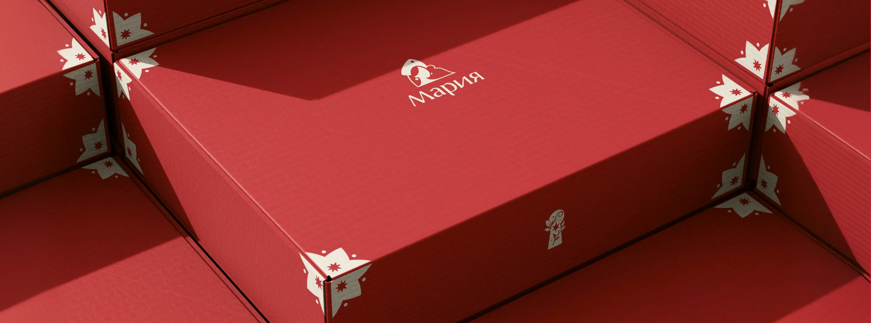 Упаковка и носители фирменного стиля Мария