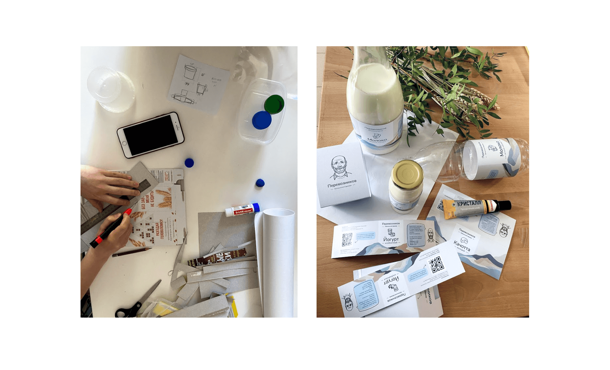Бумажные прототипы упаковки