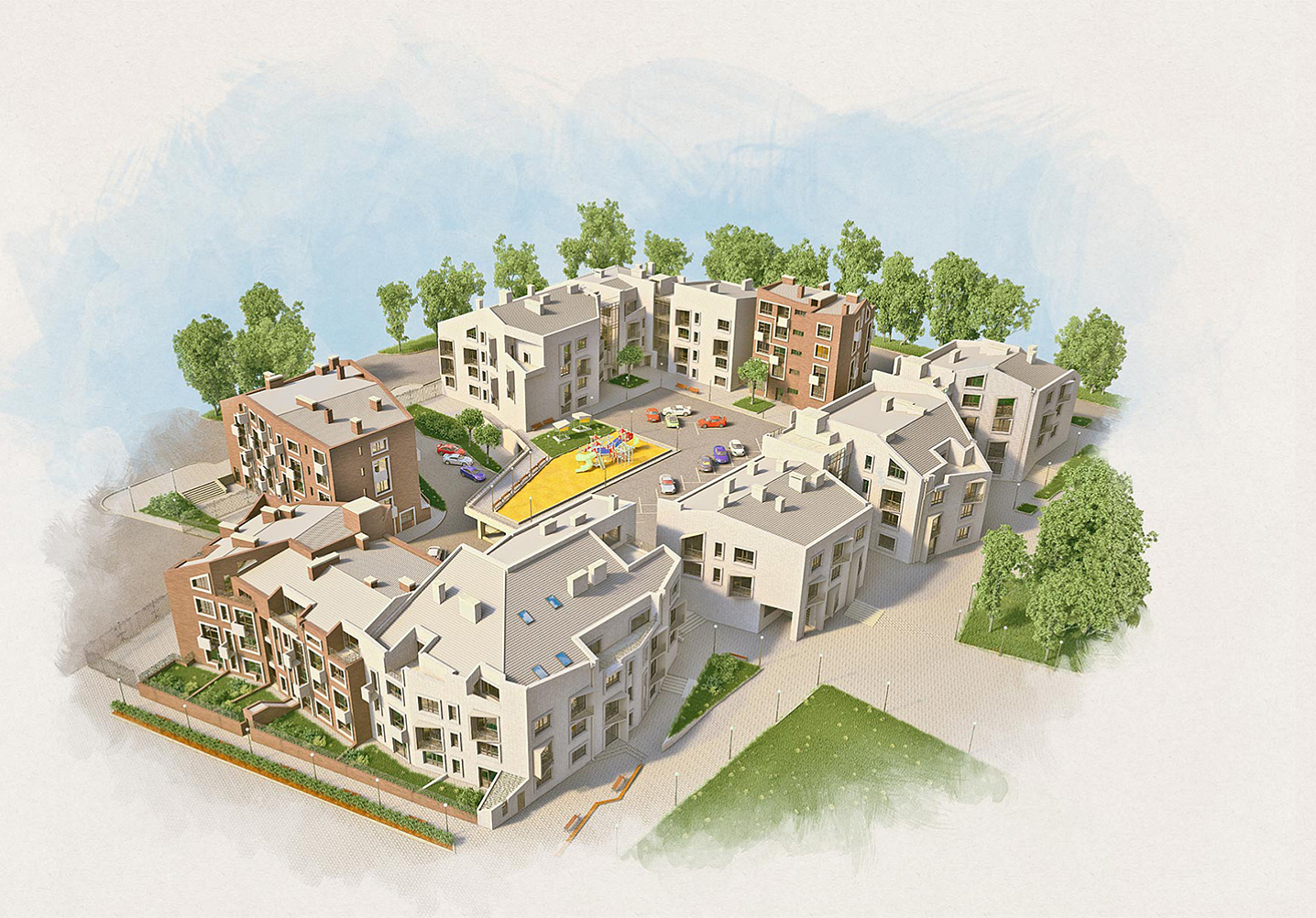 Сайт комплекса особняков Театральный квартал