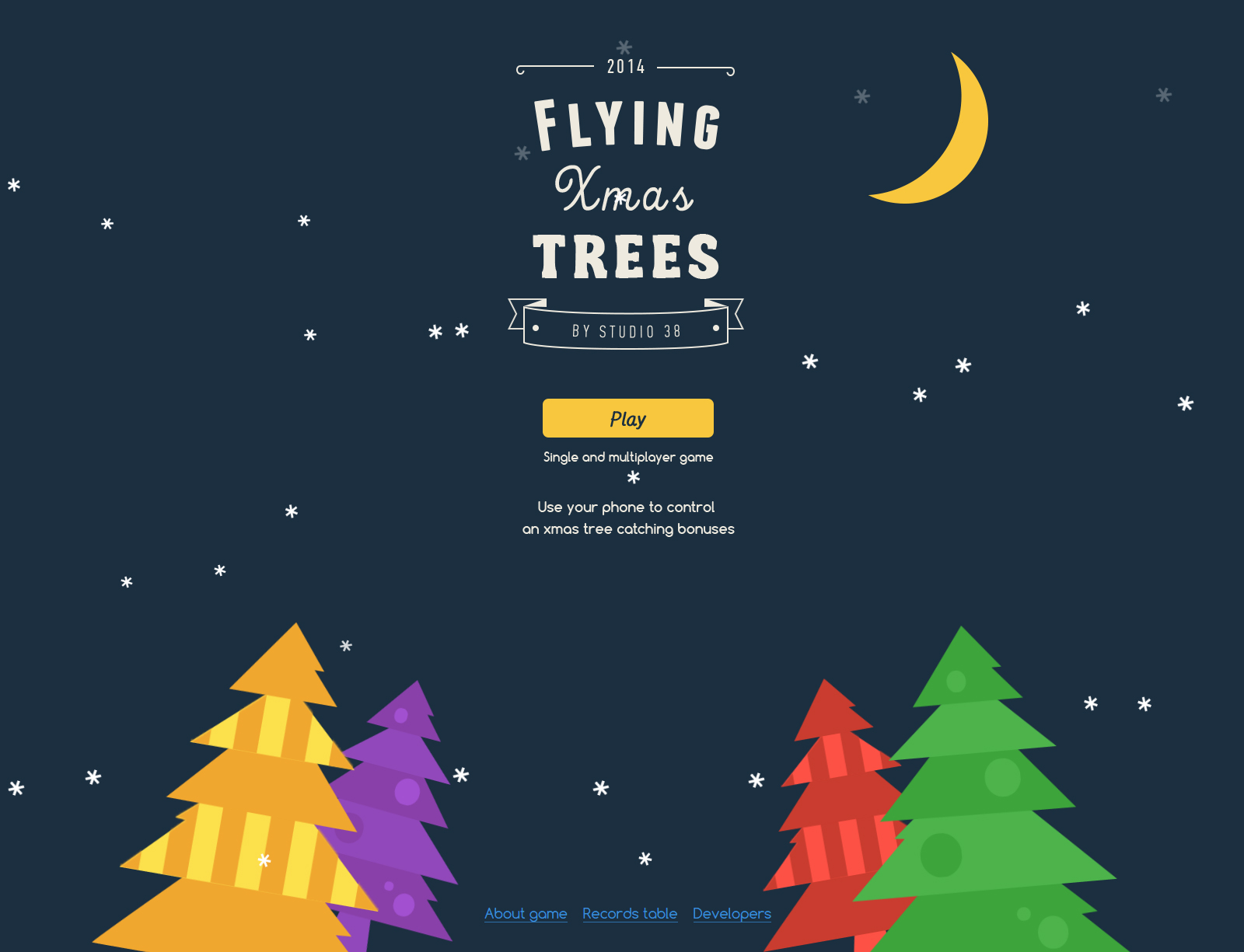 Flying X-Mas Trees — игровой процесс